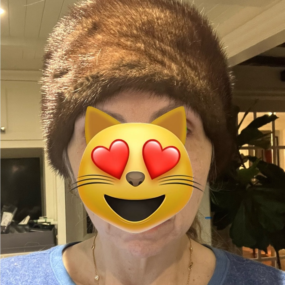 Real Brown Mink Fur Headband - Picture 3 of 3